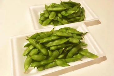 green soybeans